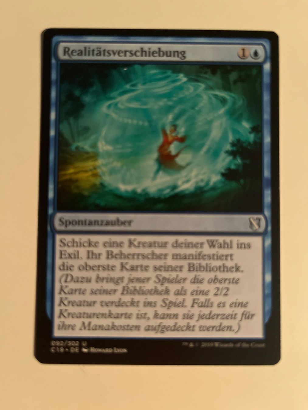 Magic The Gathering Sammelbilder & Trading cards: 1 x Realitätsverschiebung - Magic: The Gathering - MtG – Gebraucht aus Kriens von Shadi1980