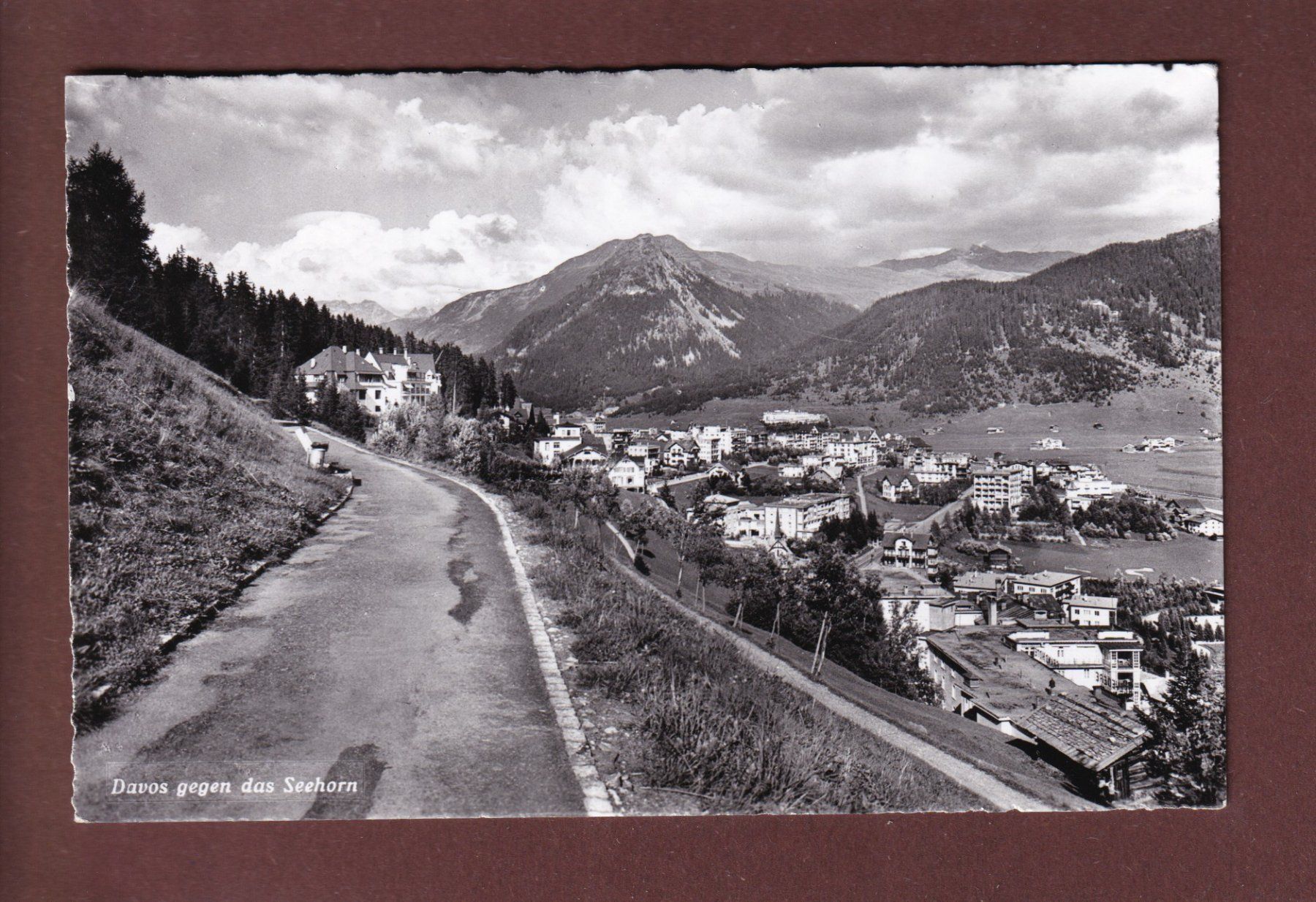 Ansichtskarten: DAVOS - Seehorn - 1958 – Gebraucht aus Pully von nicecards