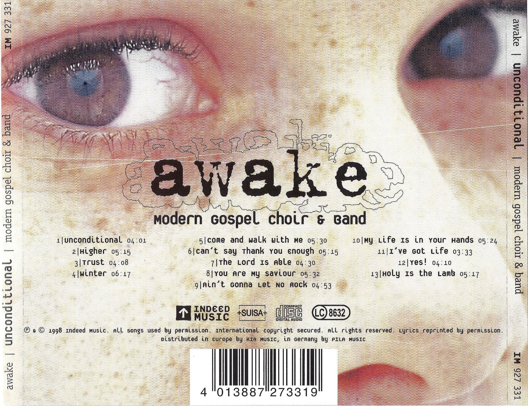 CD: Awake - Unconditional - Modern Gospel CD – Usato da Steinhausen venduto da rasuni 2