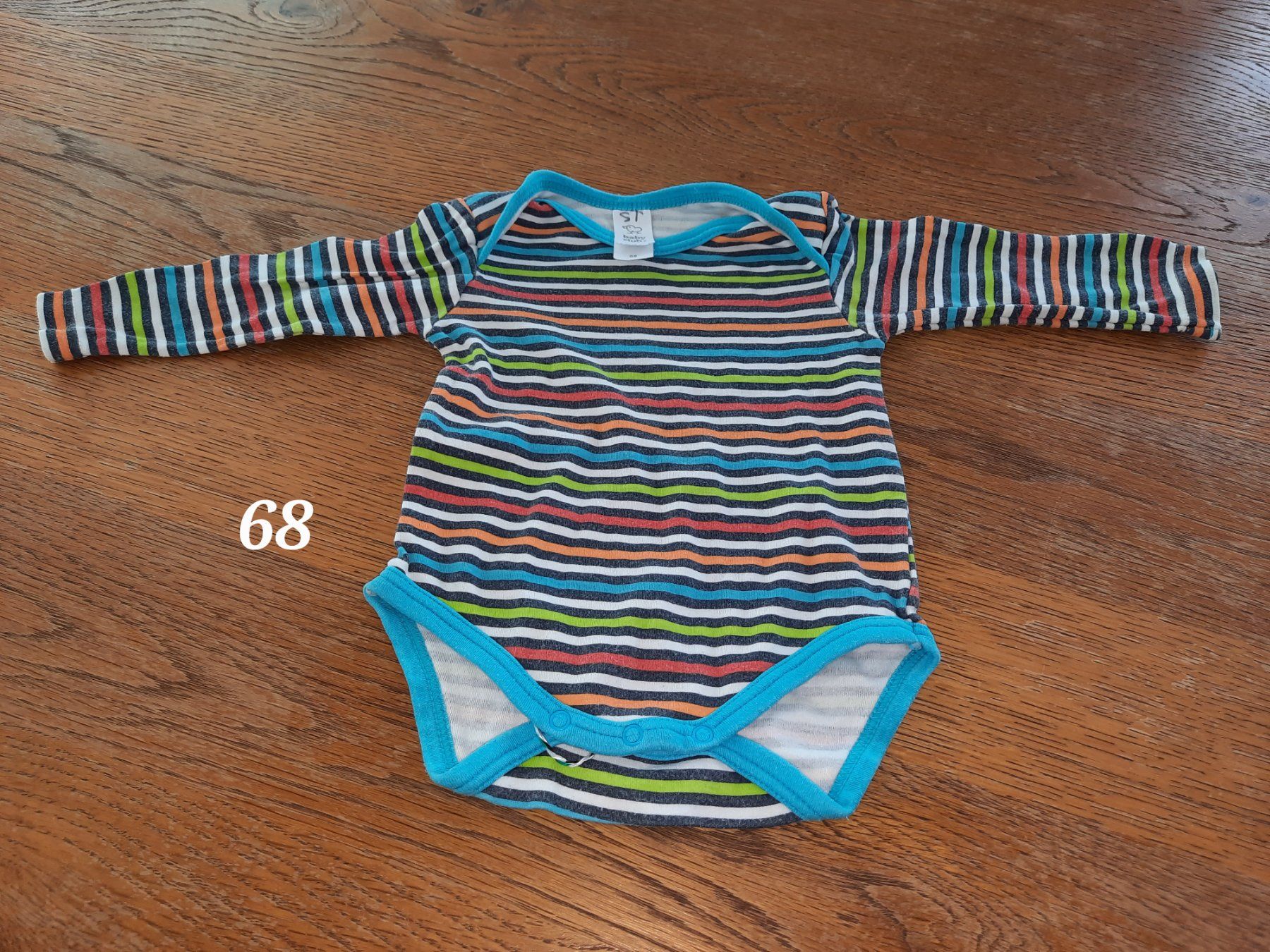 Biancheria intima: Gestreifter Baby Body Grösse 68 – Usato da Reiden venduto da armand8
