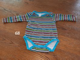 Gestreifter Baby Body Grösse 68