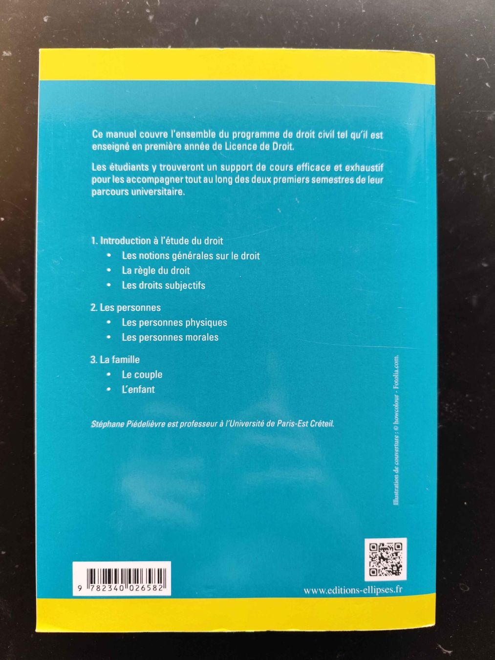 Libri: Droit civil. Tout le programme de la Licence 1. Ellipses – Usato da Lausanne venduto da rho_h68s 1