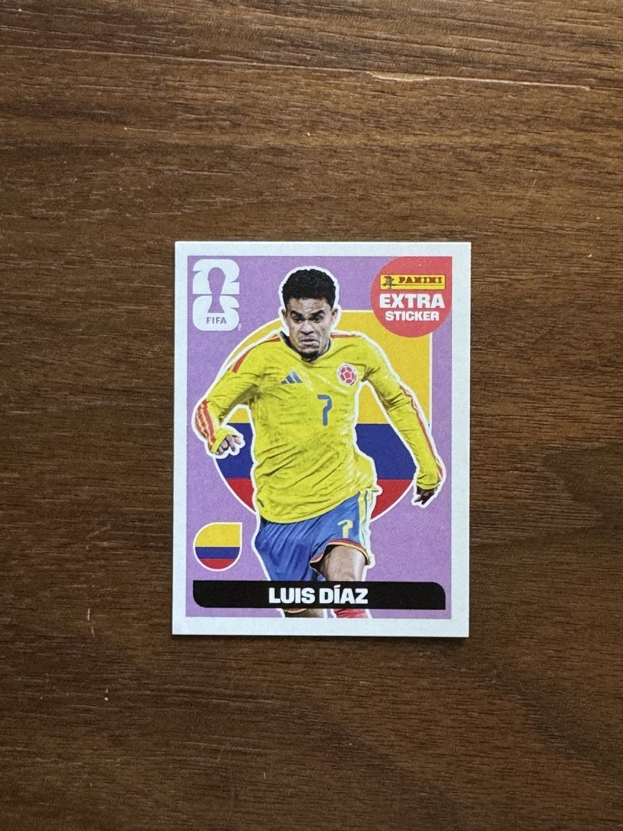 Panini Carte collezionabili: Luis Díaz - Panini WM 2026 - Extra Sticker – Nuovo e nell'imballaggio originale da Horw venduto da nad_c