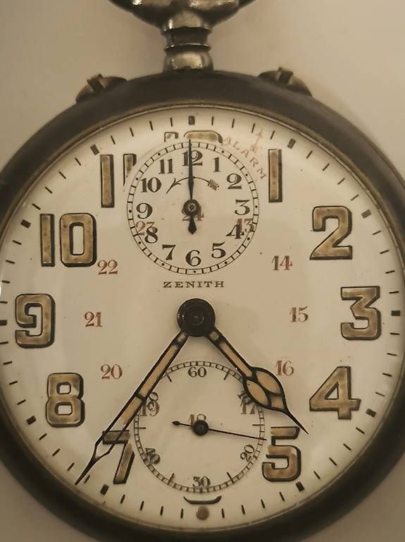 Orologi: Zenith Taschen Uhr mit Wecker  – Usato da Kreuzlingen venduto da lup_jd2v
