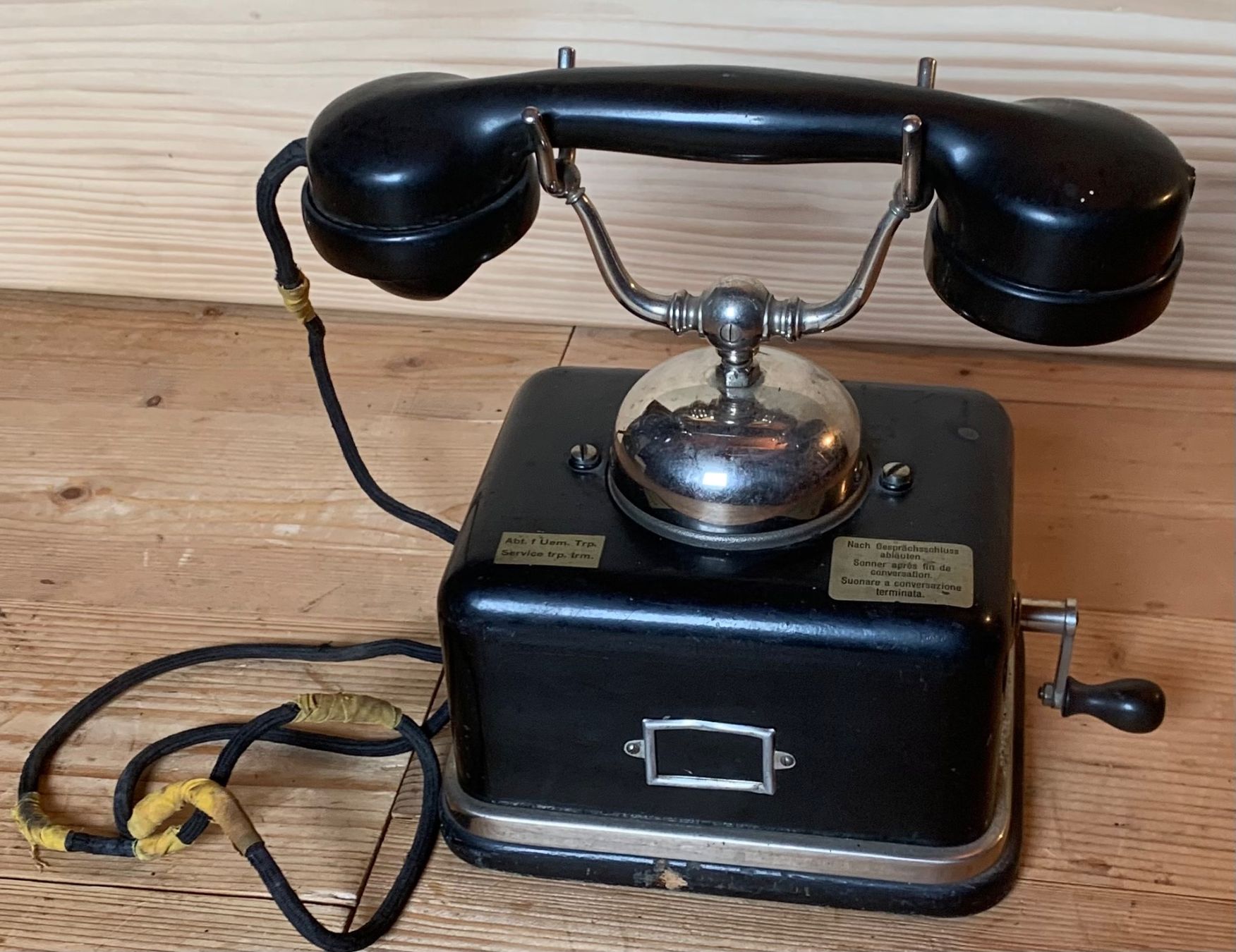 Telefoni: Lb-Tischstation G.A. 24 der CH Armee – Usato da Goldingen venduto da Bergler012