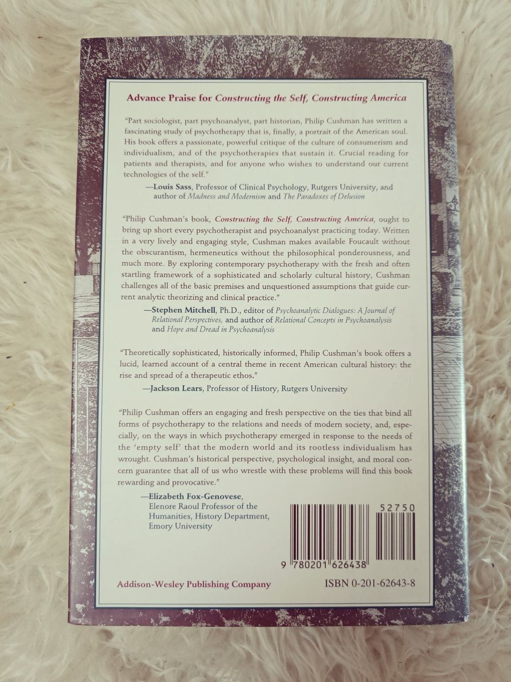 Bücher: Constructing the Self, Constructing America - Philip Cushman – Gebraucht aus Dietlikon von Dietlikon_Verkauf 1