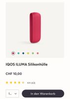 IQOS ILUMA Silikonhülle -50% Rabatt NEU & OVP Coral Red