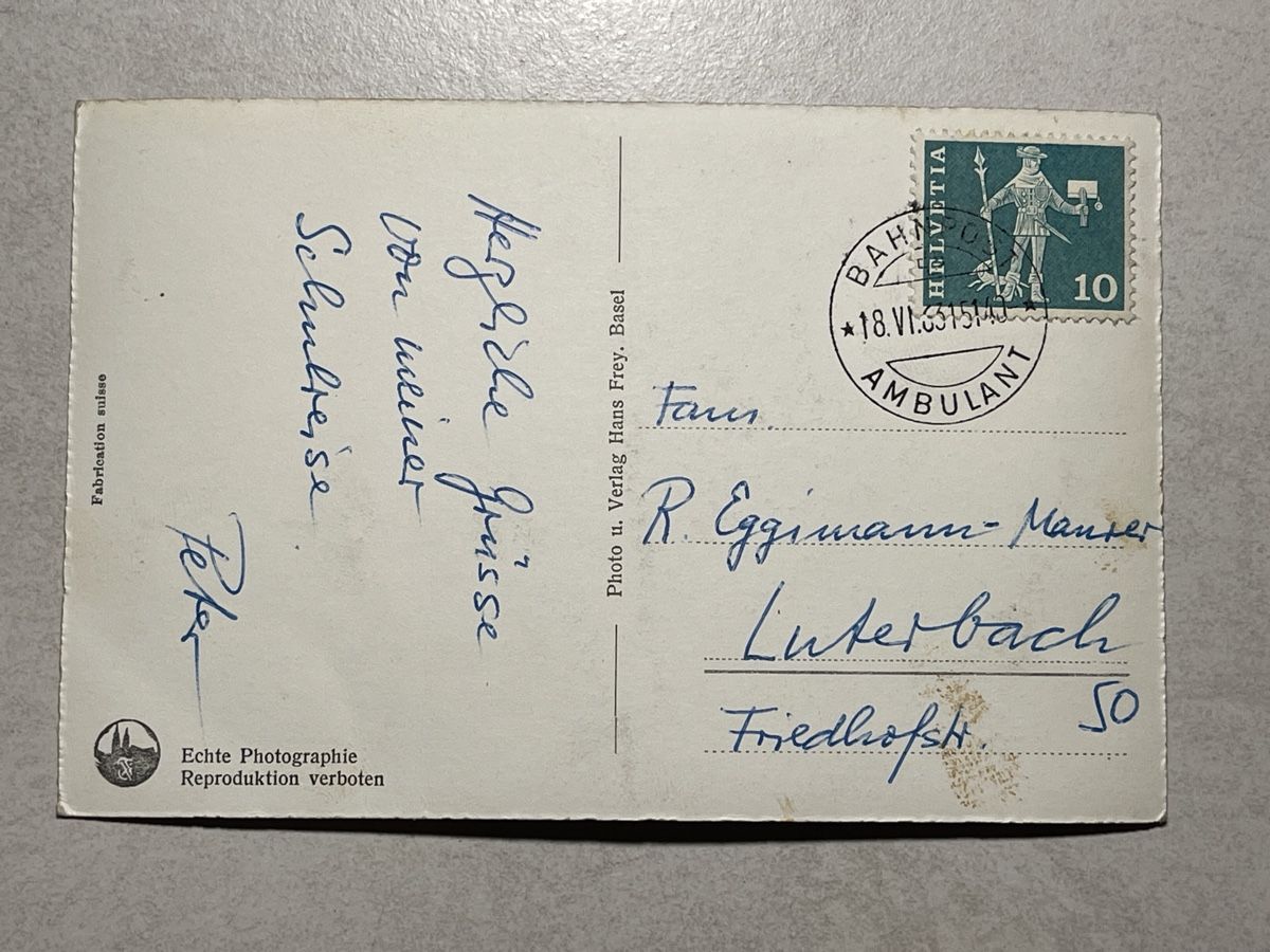 Cartoline postali: Alte Ansichtskarte Mariastein, Kanton Solothurn – Usato da Strengelbach venduto da Aschatan5 1