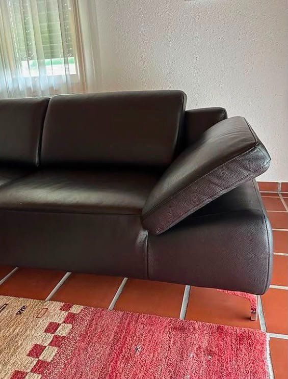 Sofas: Echt Leder Ecksofa – D'occasion à Arbon par mediazeit 2