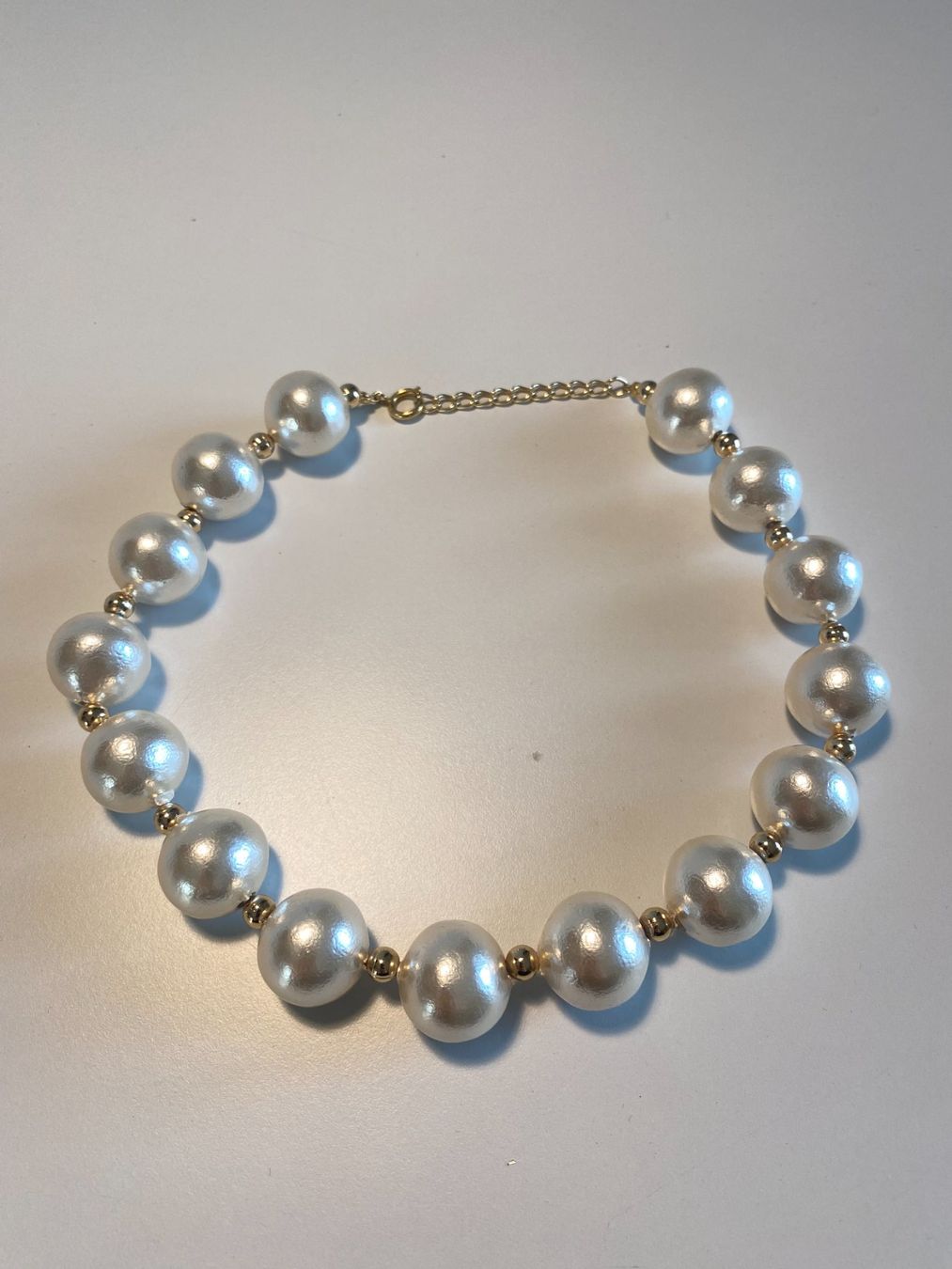 Catenine: Hochwertiger Modeschmuck, Kugel-Halskette, ca. 42cm – Usato da Gümligen venduto da Primeselection