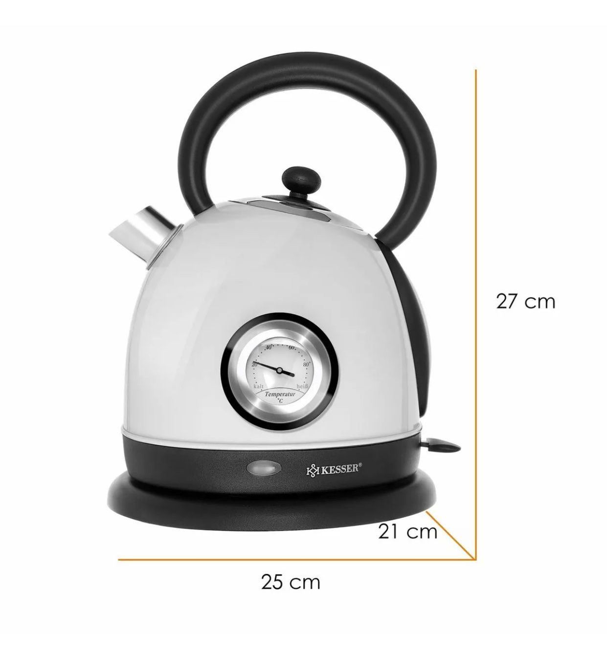Wasserkocher: Wasserkocher 1,8 Liter 2200W Tee retro – Neu und originalverpackt aus Amriswil von JaJa-Express 2