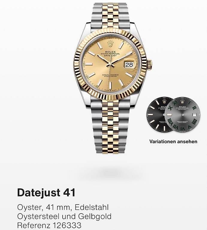 Rolex Orologi: Rolex Datejust 41 – Nuovo e nell'imballaggio originale da Schindellegi venduto da vit_7kqs