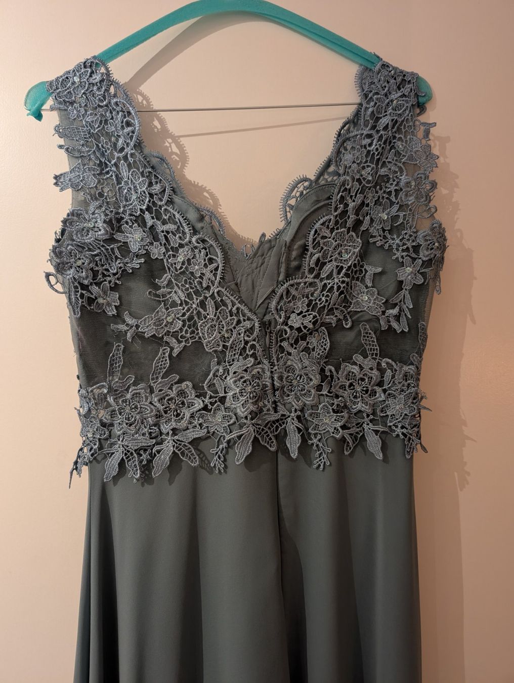 Vestiti: Abend-/Trauzeuginnenkleid mit Spitze – Usato da Mels venduto da key510 2