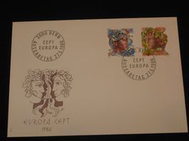 Werbemarken Europa FDC 1986 Nr. 725-726