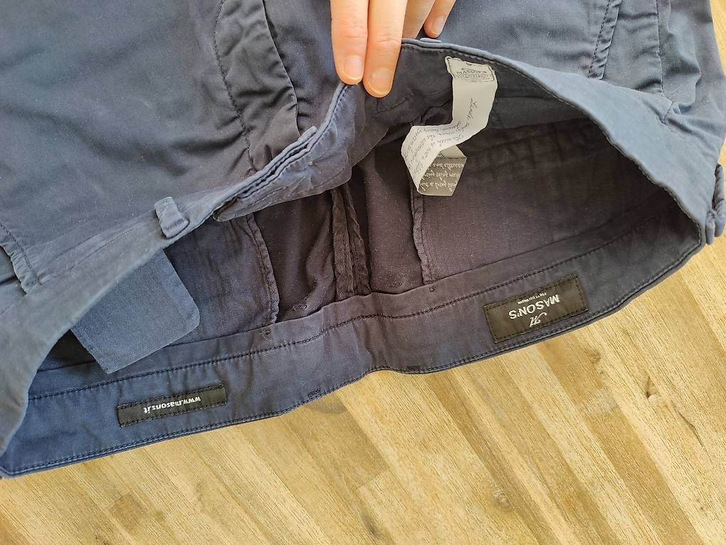 Pantaloni: MASONS Stoffhose Dunkelblau – Usato da Stettfurt venduto da gutzli_al 4
