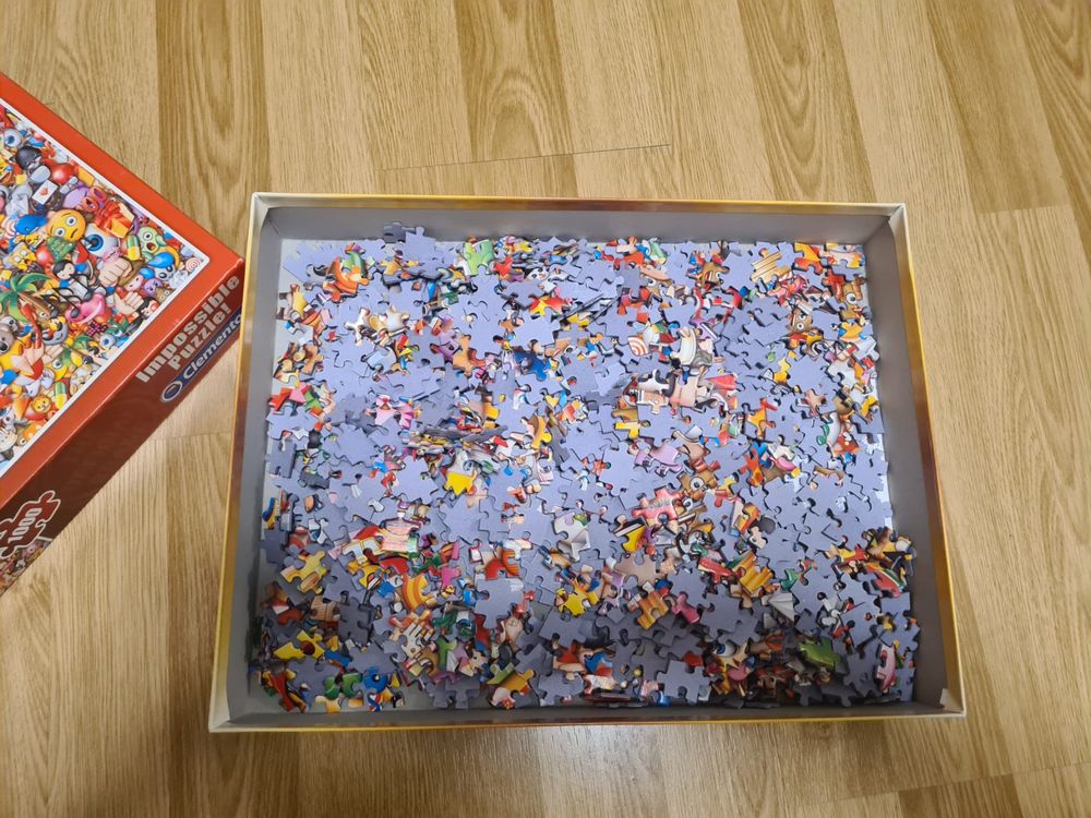 Gradient Puzzle 1000 Teile – Kniffliges Regenbogen-Puzzle Als Deko Für Erwachsene