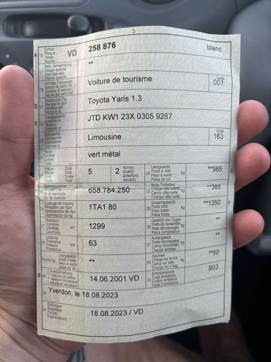 Toyota Automobili: Toyota Yaris – Usato da Corcelles-Chavorn venduto da matfleu 7