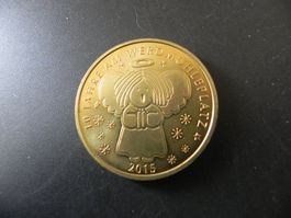 Medaille Schweiz Zürich Wiehnachtsmärt Werdmühleplatz 2015