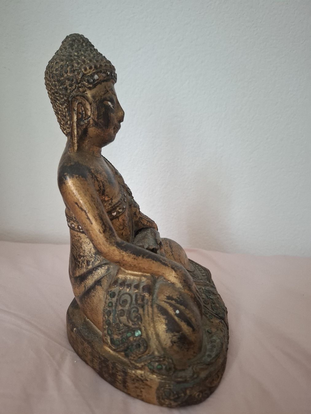 Figuren: Alte Buddha-Figur. Myanmar oder Thailand. – Gebraucht aus Zürich von Rousseau11 2