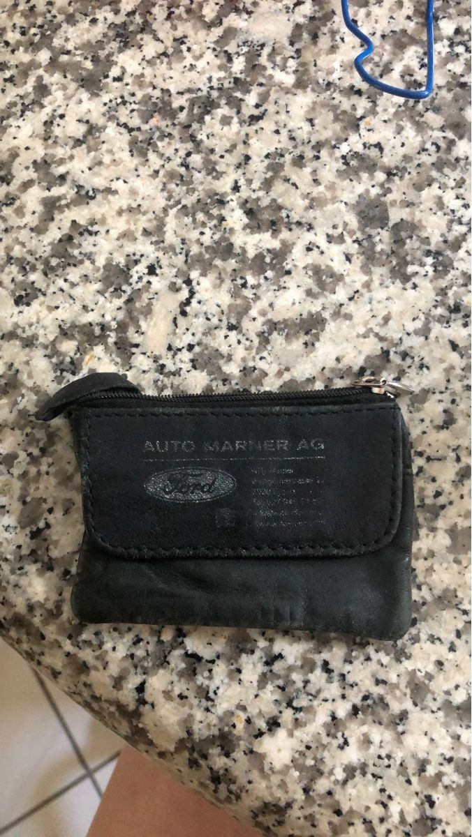 Portafogli: Black Leather Pouch Ford“Auto Marner AG – Usato da Baltschieder venduto da Miumiu21 1