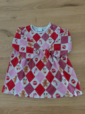 Weihnachtskleidchen Gr. 86