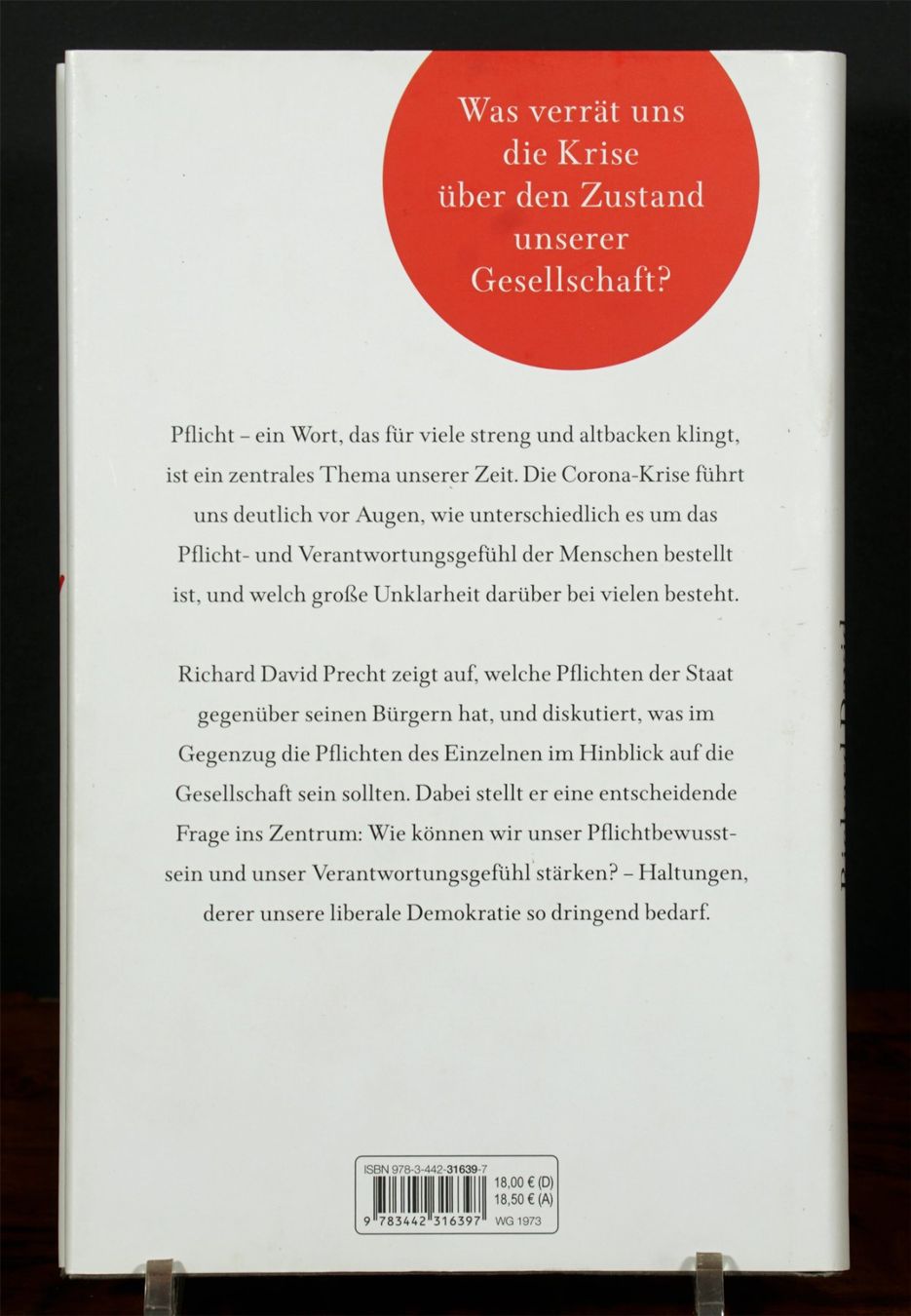 Bücher: Richard David Precht: Von der Pflicht – Gebraucht aus Meggen von Brockitare 4