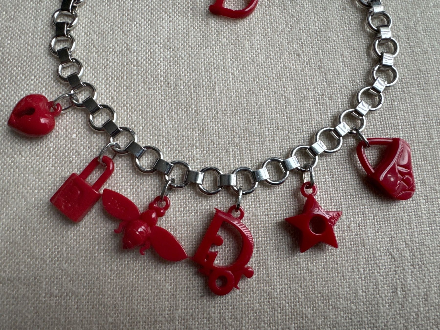 Dior Ketten: Christian Dior Choker mit Anhängern – Neu (gemäss Beschreibung) aus Brütten von Rod816 3