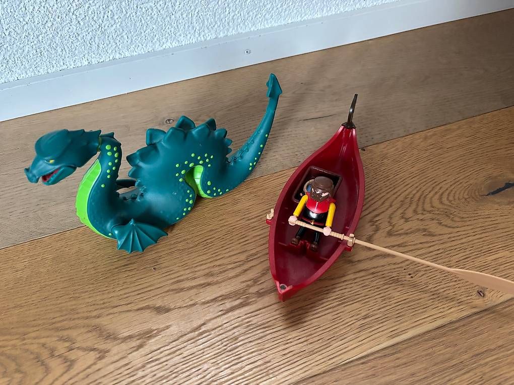 Playmobil Giocattoli: Playmobil Wikingerfestung mit Wikingerboot und Seeschlange – Usato da Kreuzlingen venduto da Brauni2010 1