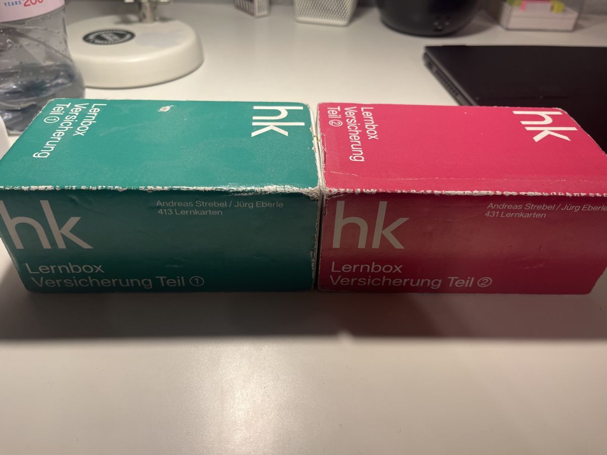 Altro materiale scolastico: VBV Lernkarten Teil 1&2 (YIP) – Usato da Egnach venduto da PA-28 2