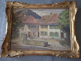 Altes Ölgemälde, signiert A. Schweizer.