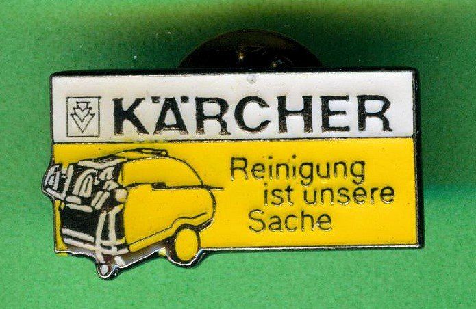 Plaketten & Abzeichen: KÄRCHER  Reinigungsgeräte  – Gebraucht aus Winterthur von Sammleroase