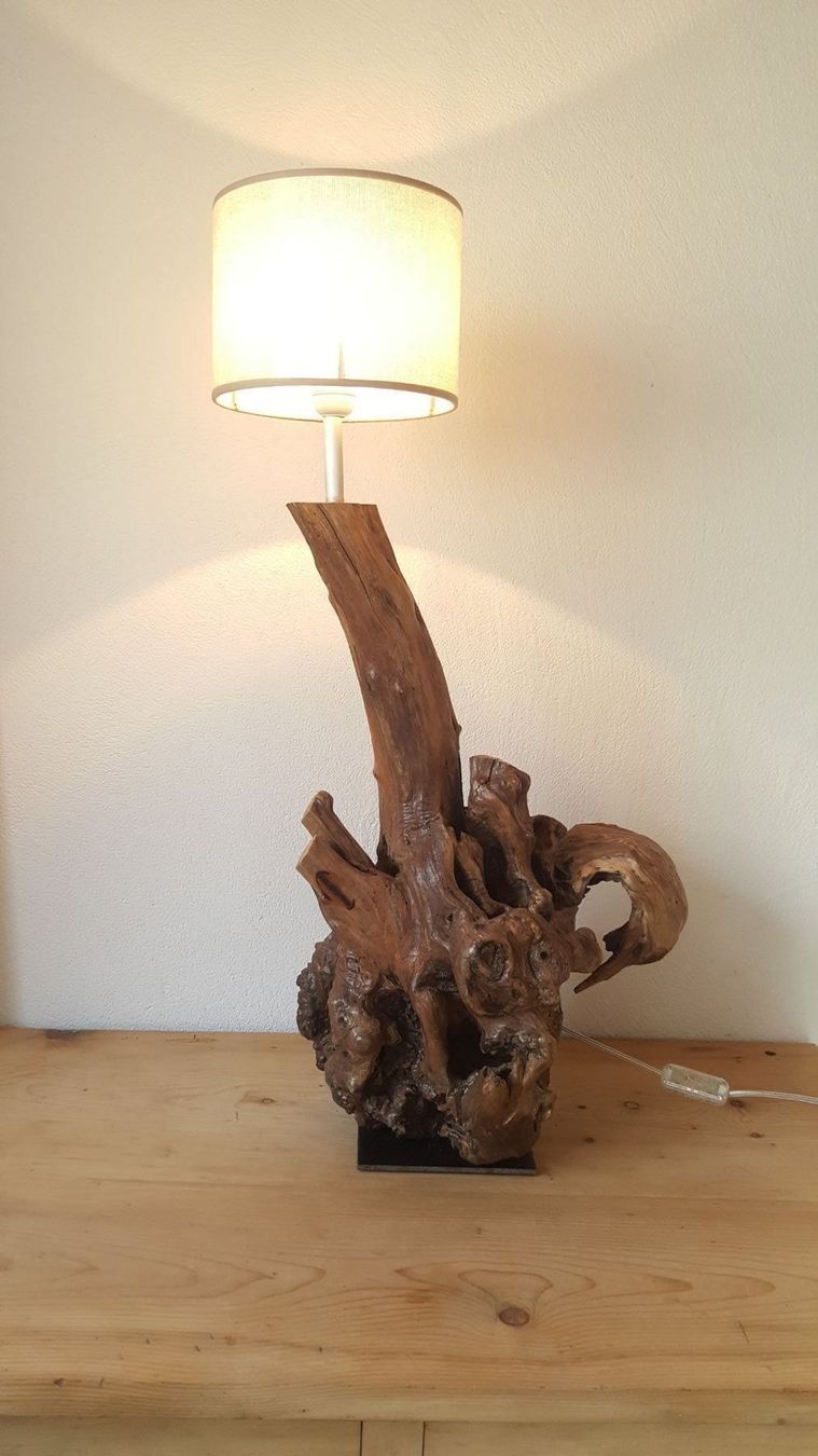 Lampade: Stehlampe Weidenwurzel Lampe – Nuovo e nell'imballaggio originale da Domat-ems venduto da Gr8wood