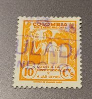 Kolumbien 1949 alte briefmarke