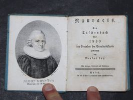 MARKUS LUTZ NAURAEIS EIN TASCHENBUCH FÜR 1830,BASEL