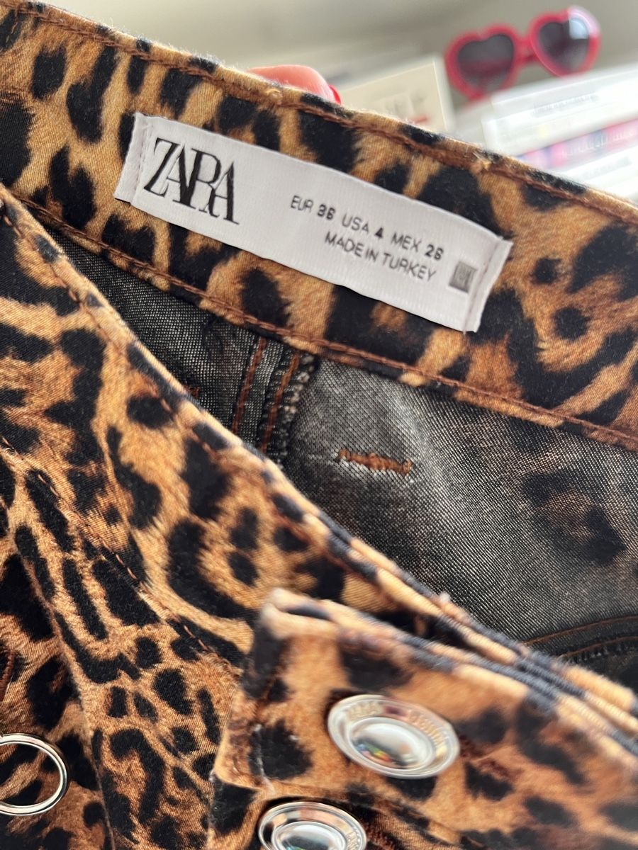 Zara Pantaloni: Pantalon Zara léopard taille 36 – Nuovo (secondo la descrizione) da Evilard venduto da Mamarsi 2