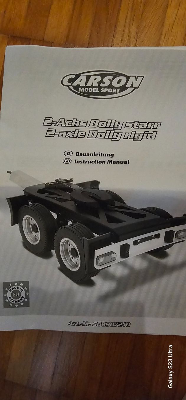 Carson RC Modellbau: Carson 2-Achse Dolly starr Bausatz neu – Neu und originalverpackt aus Wädenswil von allesmussraus01 2
