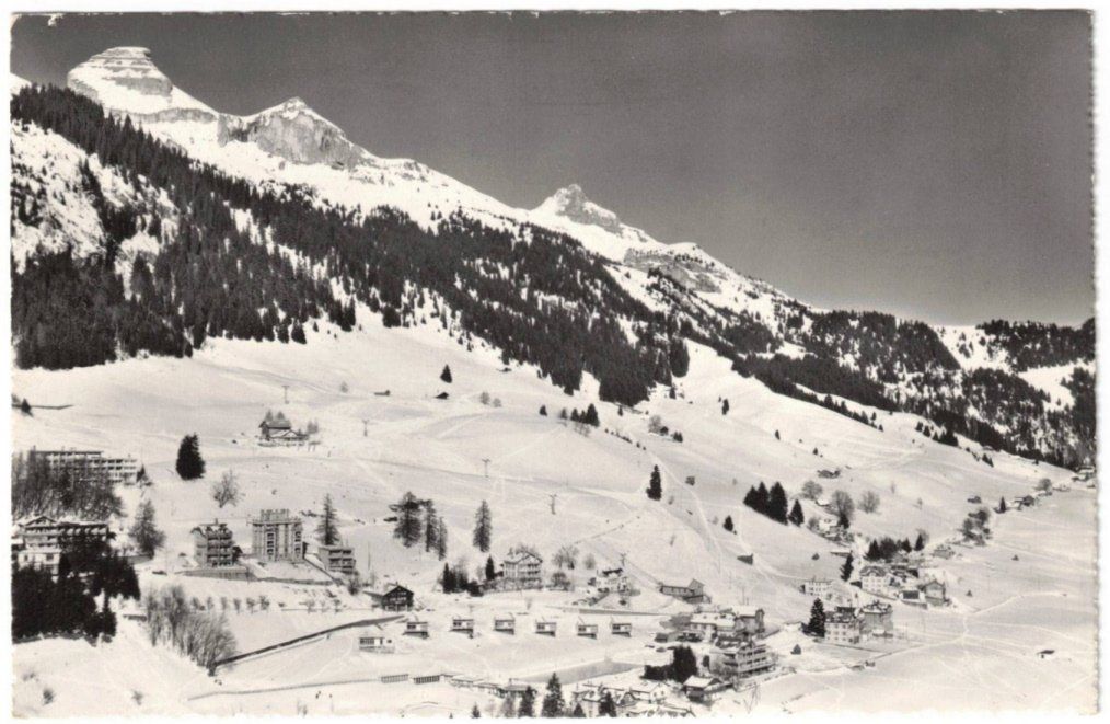 Ansichtskarten: Leysin - Gondelbahn mit les Diablerets – Gebraucht aus Binningen von Mountainrider