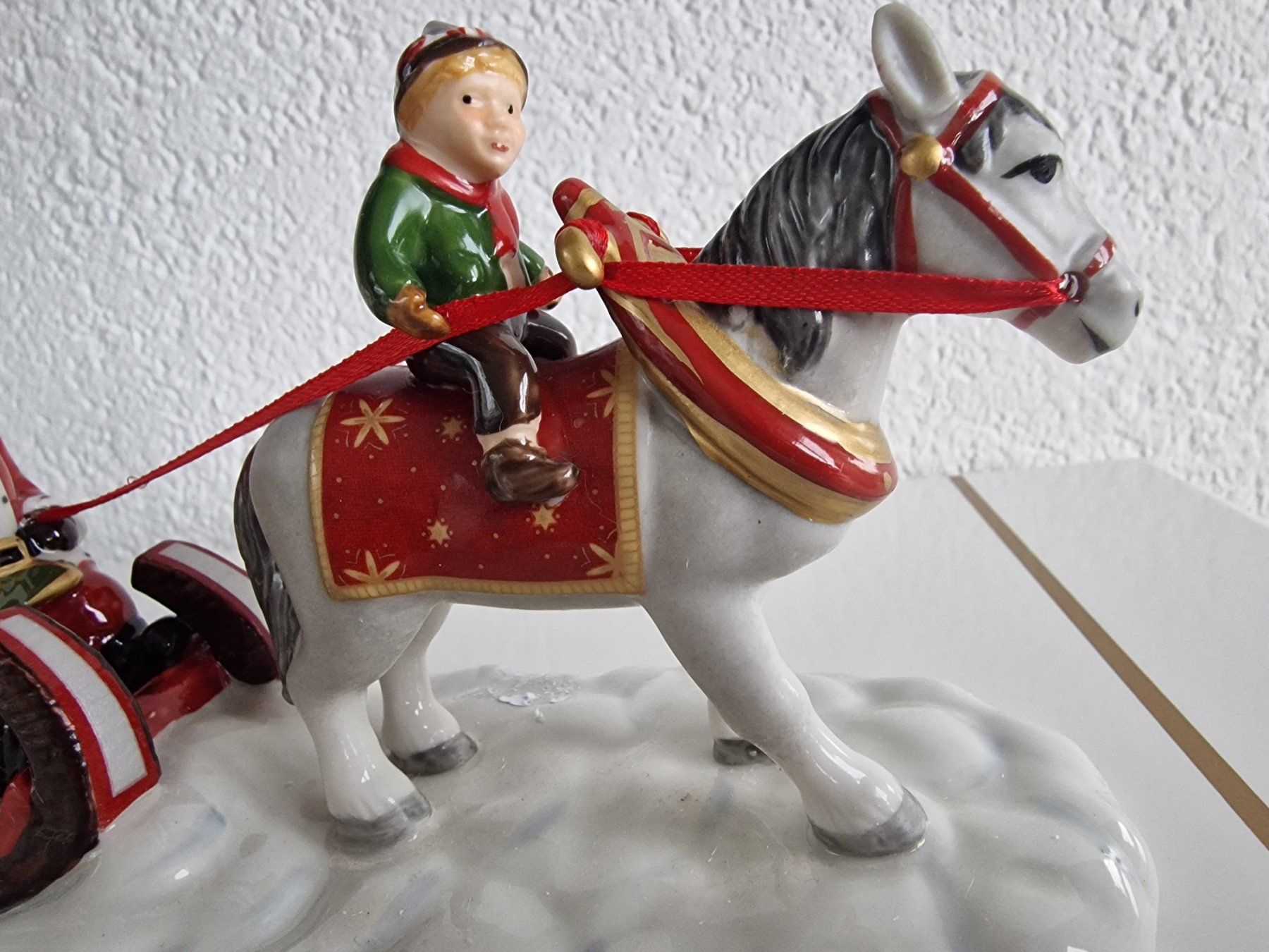 Villeroy & Boch Statuette: Villeroy Boch Santa mit Pferde Kutsche – Usato da Oberglatt ZH venduto da Alischa1 1