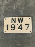 Fahrrad Kennzeichen Nidwalden 1947