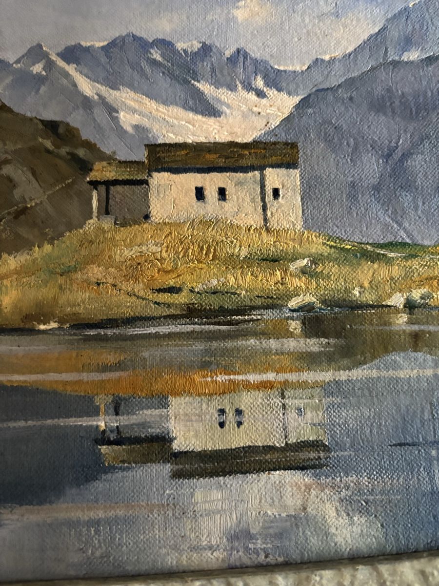 Dipinti: Tableau huile sur toile F.Spring  – Usato da Estavayer-le-Lac venduto da bde_mc5x 2