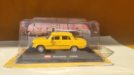 Fiat 125p Taxi de Varsovie (Pologne) 1:43