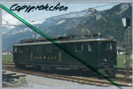 Meiringen Bahnhof. SBB-CFF Brünigbahn. Deh 4/6. Foto.