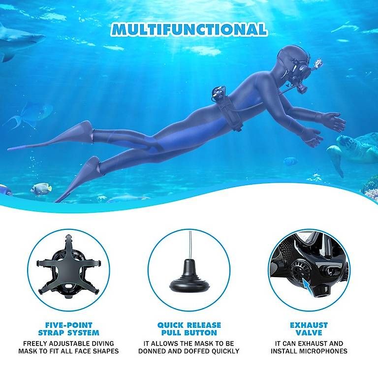 Pinne, Maschere & Boccagli: Smaco Erwachsene Scuba Tauchen Maske – Nuovo e nell'imballaggio originale da Malans GR venduto da BUYBEST-Schweiz 4