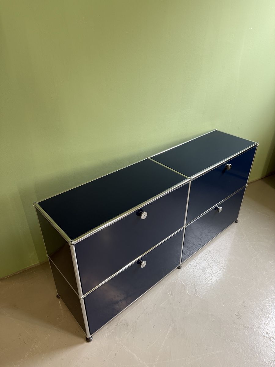 USM Cassettiere: USM Haller Sideboard stahlblau – Usato da Glattbrugg venduto da q-aderdesign 3