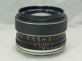 Tomioka beschriftet Auto Revuenon 55mm f1.4 M42 #s1