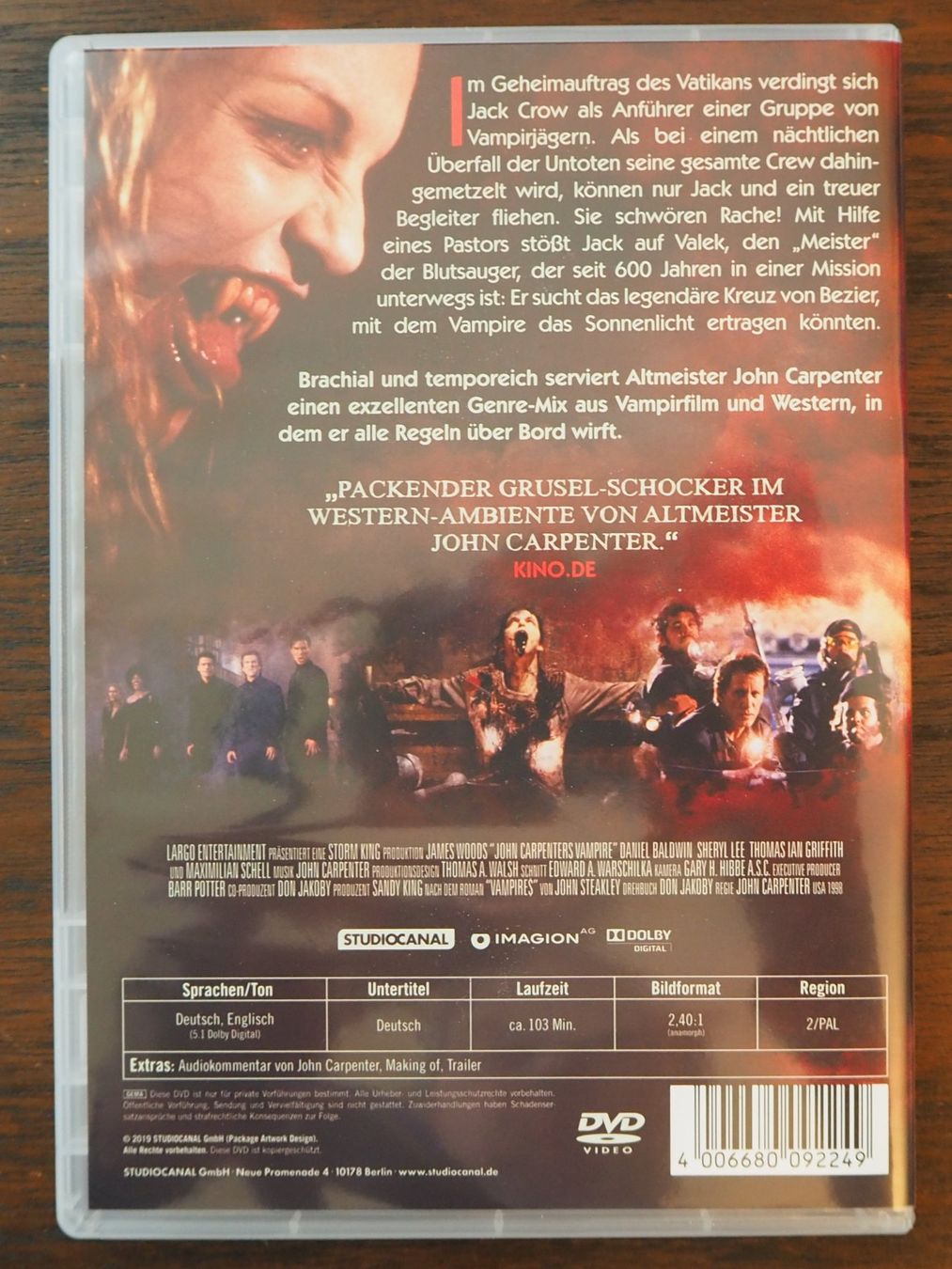 Tutti i DVDs: John Carpenter's Vampire / James Woods – Usato da Chur venduto da dluli 1