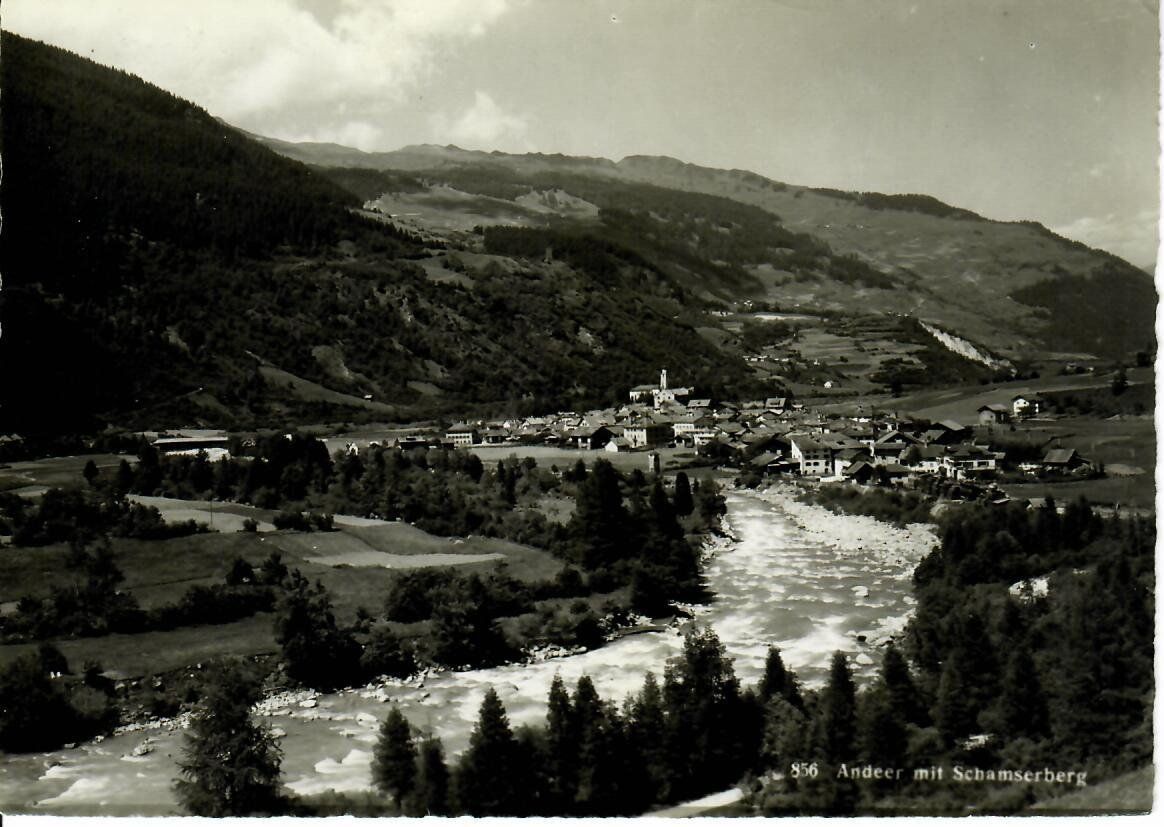 Cartes postales: Andeer mit Schamserberg – D'occasion à Hochdorf par Ziegel-16