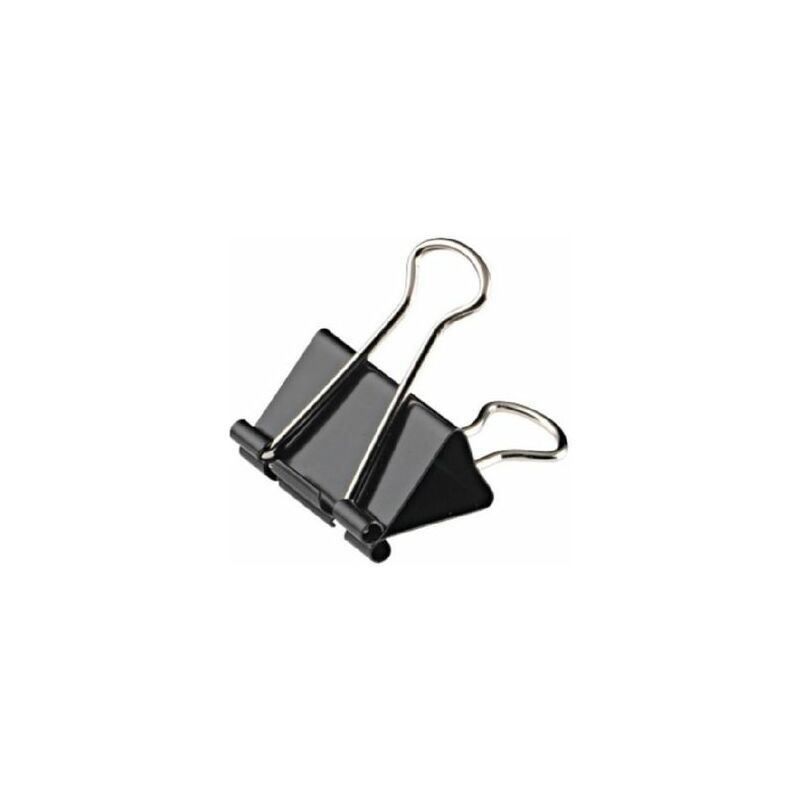 Supporti a parete: Foldback-Klammer, Breite 25 mm, schwarz – Nuovo e nell'imballaggio originale da St. Gallen venduto da cointec 1