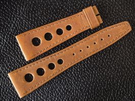 echt Büffel sport. Rallye-Uhrenband Leder 24mm NOS 70s 60s