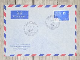 CL09 Enveloppe + Timbre Suisse 1963